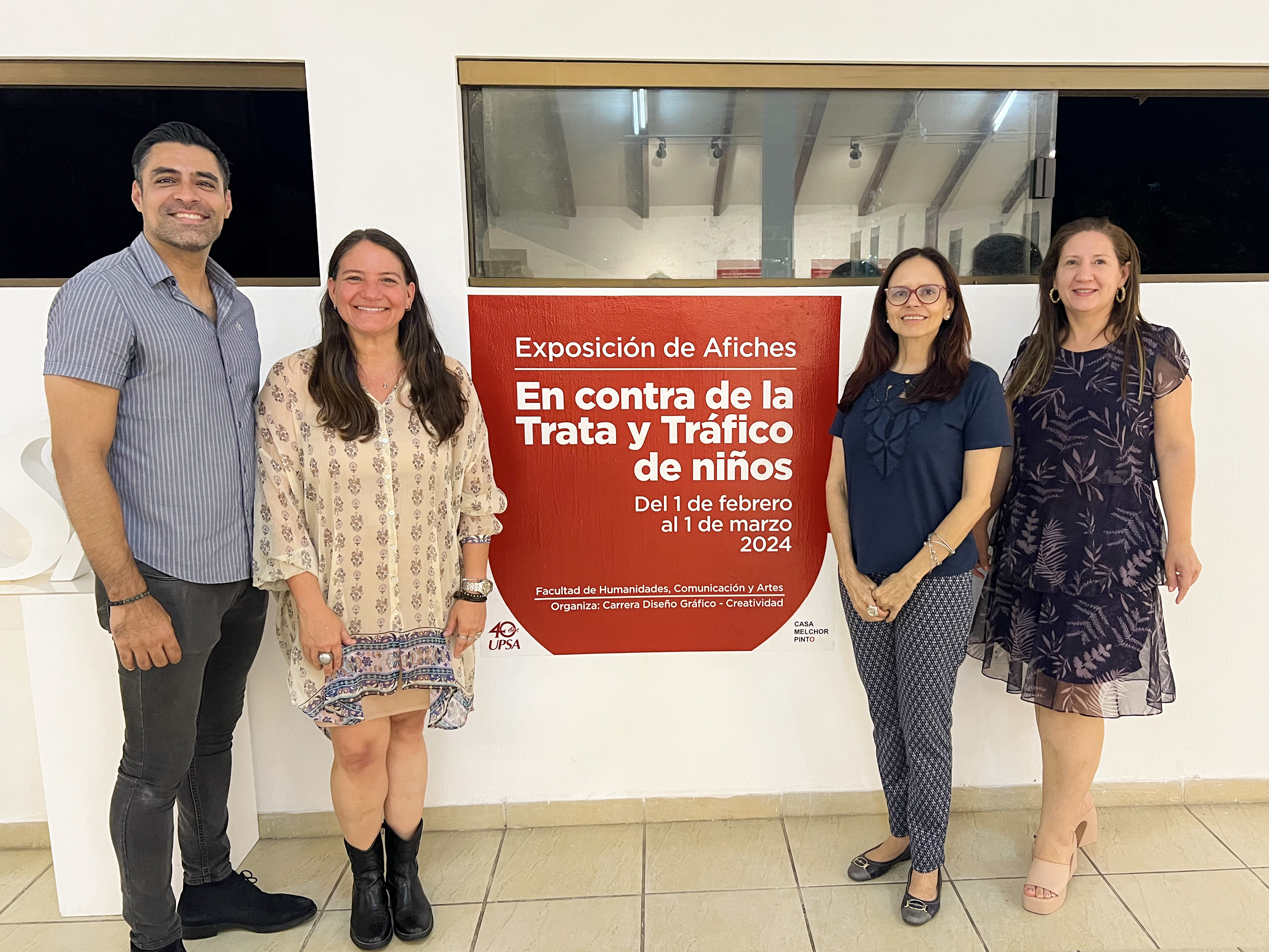 Exposición concientiza sobre la trata y tráfico de niños