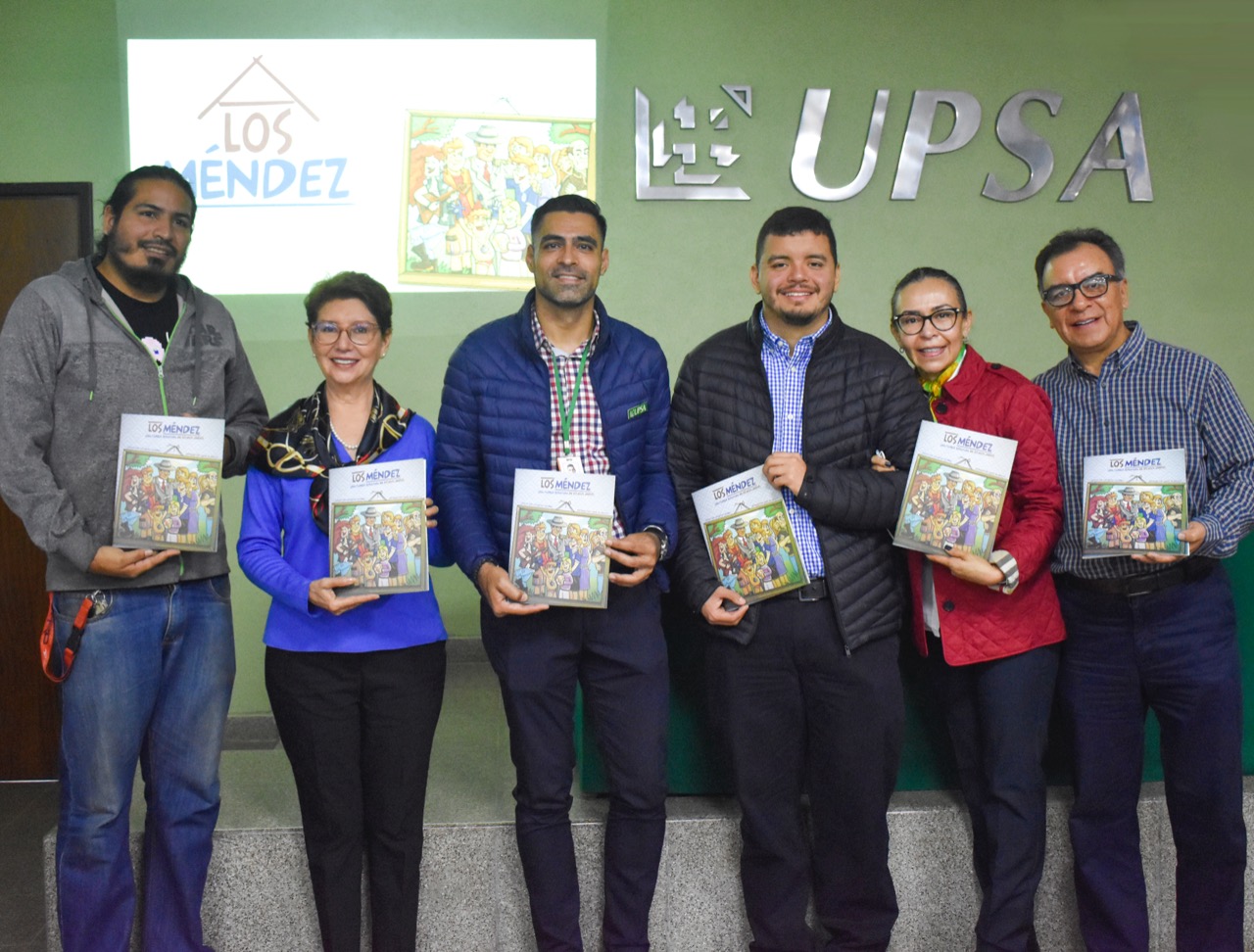Docente UPSA presentó el cómic ‘Los Méndez’  