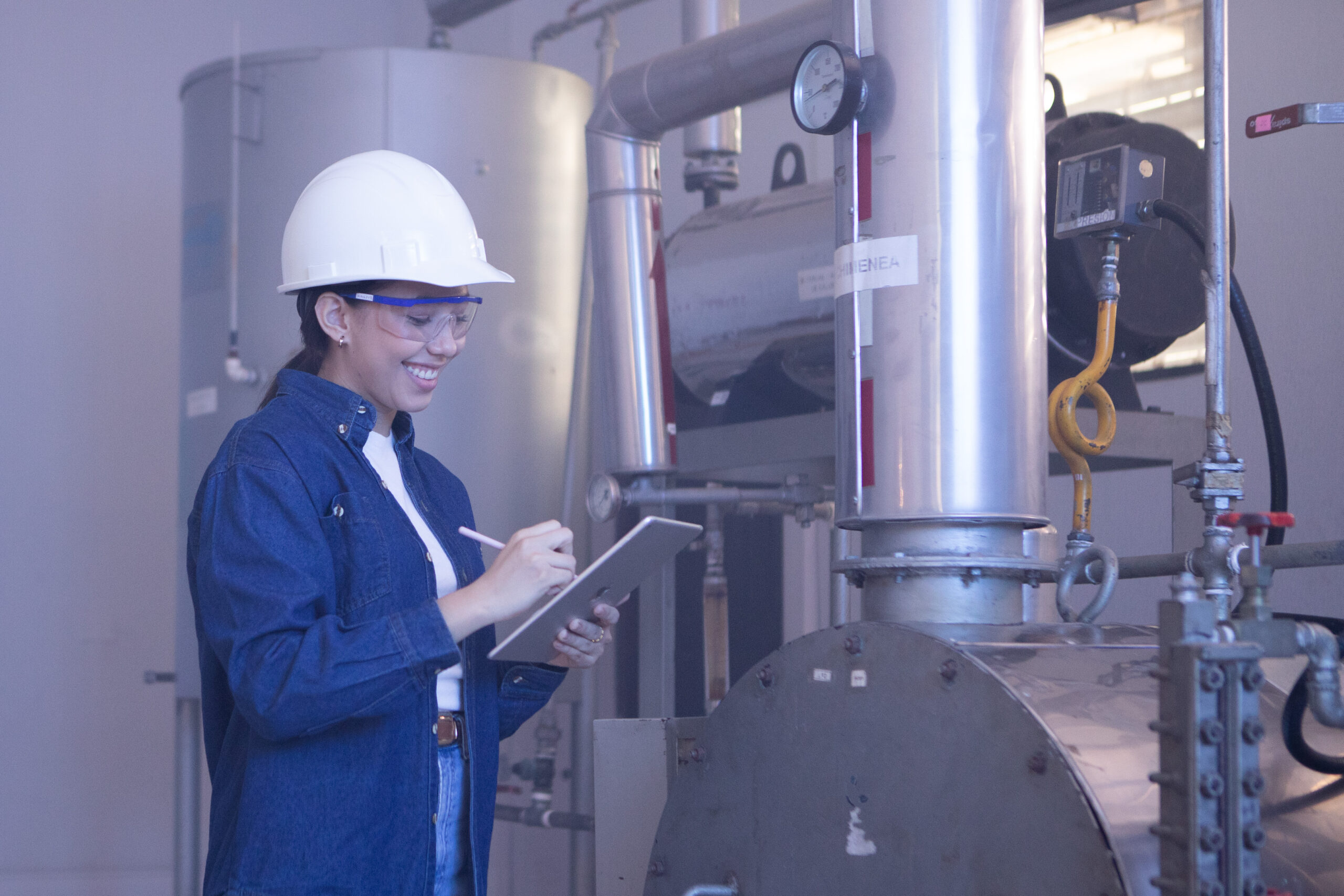 industrial trabajando