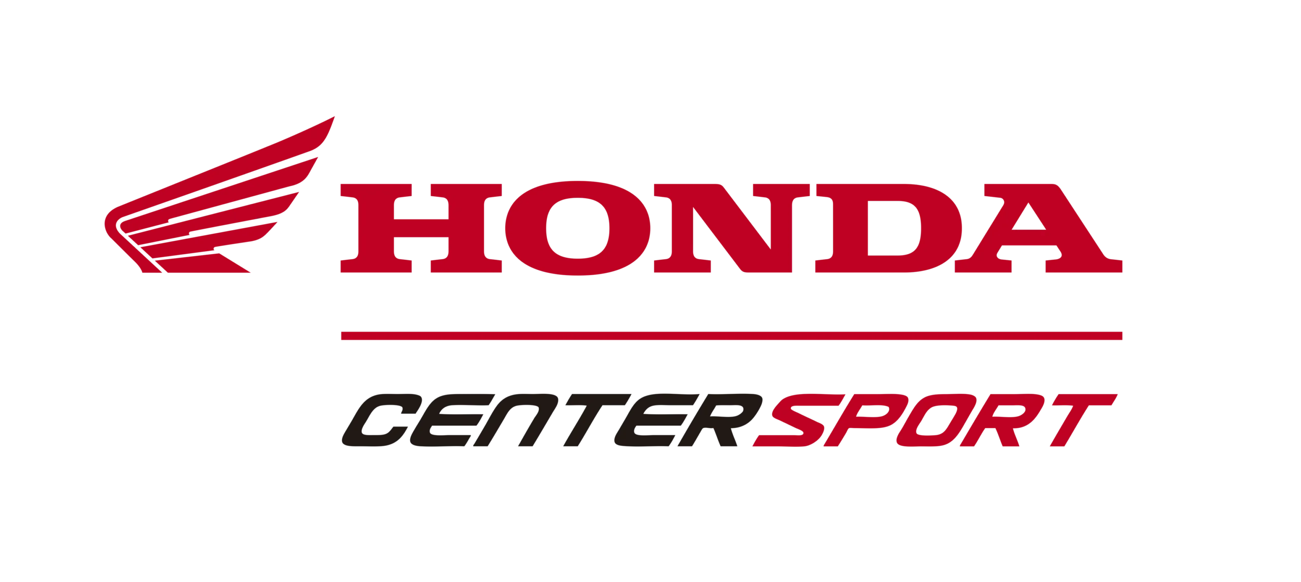 LOGO HONDA CENTER SPORT HORIZONTAL